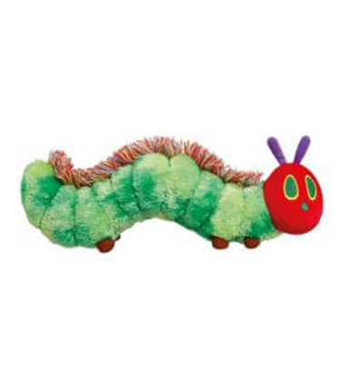 ZELENA VEOMA GLADNA GUSENICA – plišana igračka - Rainbow Designs