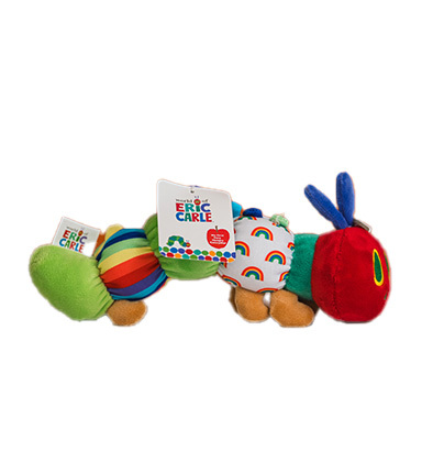 ŠARENA VEOMA GLADNA GUSENICA – plišana igračka - Rainbow Designs
